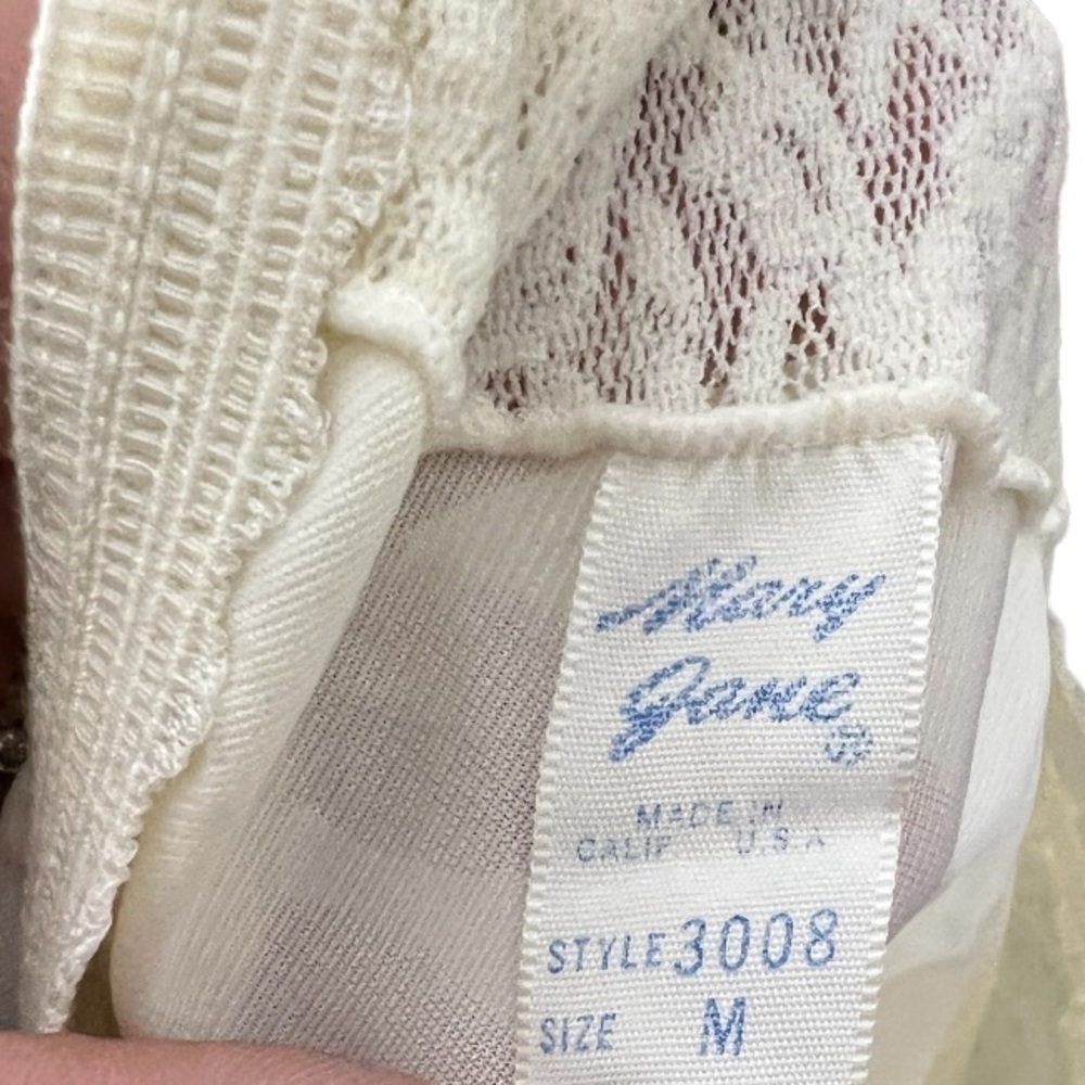 Vintage Mary Jane Nylon Slip - Picture 4 of 5